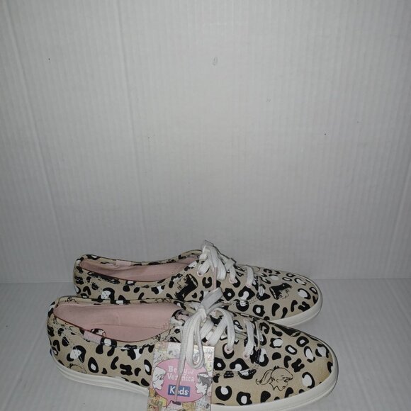 KEDS X BETTY & VERONICA CHAMPION LEOPARD CANVAS SNEAKERS - Picture 10 of 11